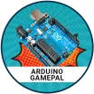 arduino gamepal badge superhero mode background